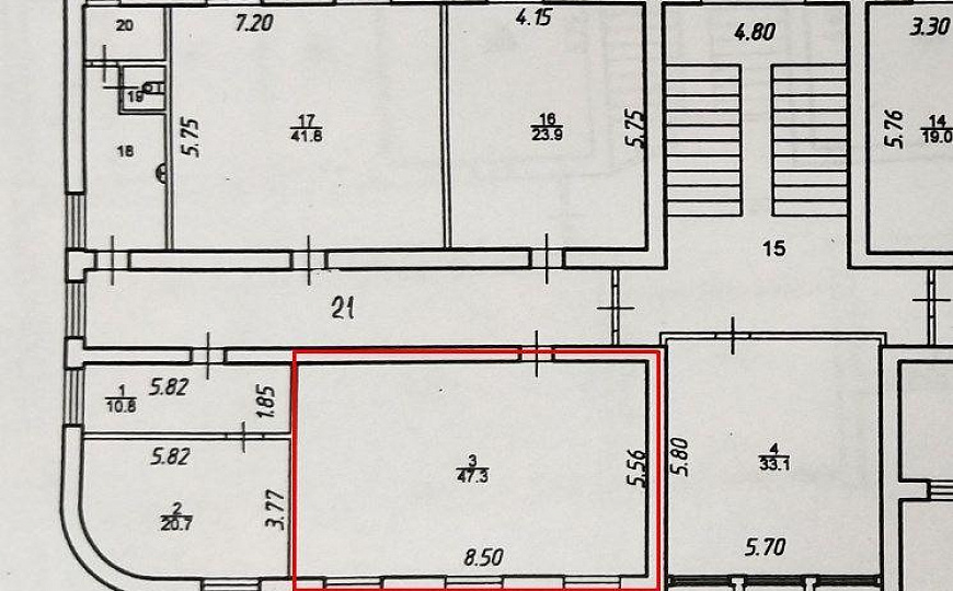 Сдам офисное помещение, 47,3 м² фото