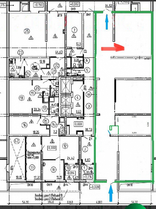 Помещение в густонаселённом районе ,43м2 фото