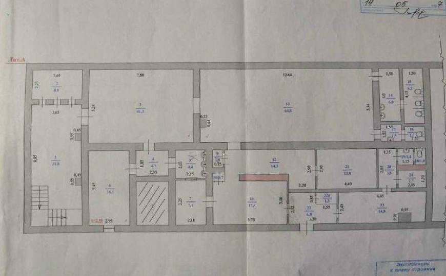 Аренда 280 м2 на 1 линии пр-кт Победы д.10 фото