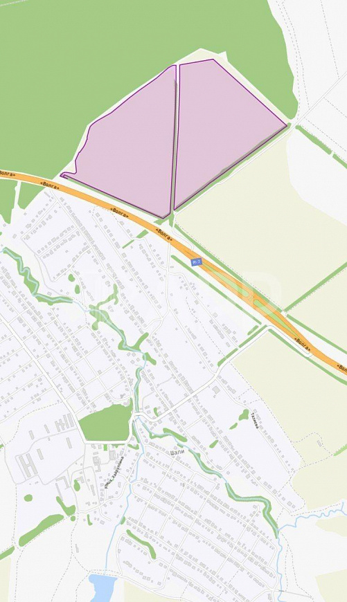 Земельный участок вдоль трассы угловой, с двух сторон асфальтированная дорога фото