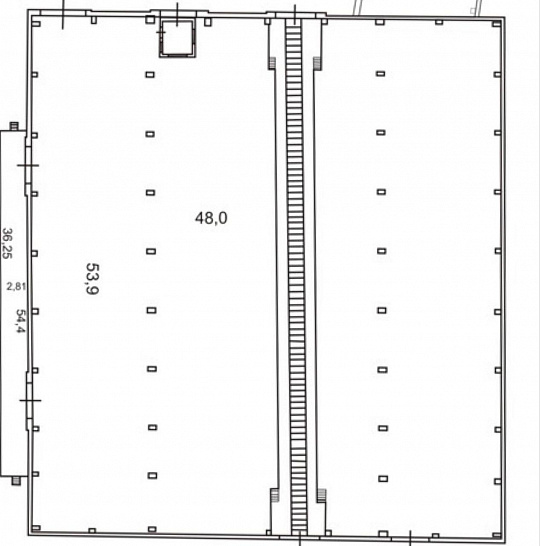 Холодный склад 2500м² с кран-балками фото