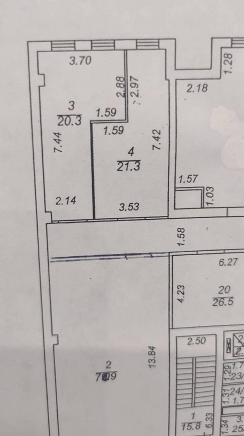 Офис 21,3 м2 фото