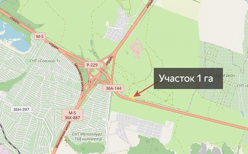 Участок промышленного назначения, 1 га фото