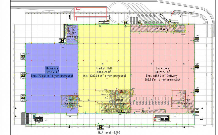 Складские и торговые площади + зона шоурума, от 15000 м² до 30000 м.кв. фото