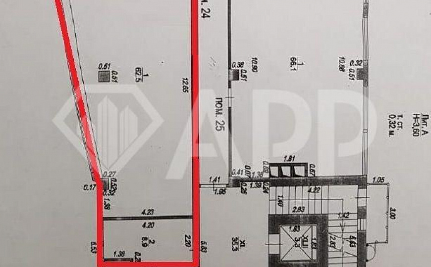 Сдаю офисное помещение в центре от 33 до 72.4 м² фото
