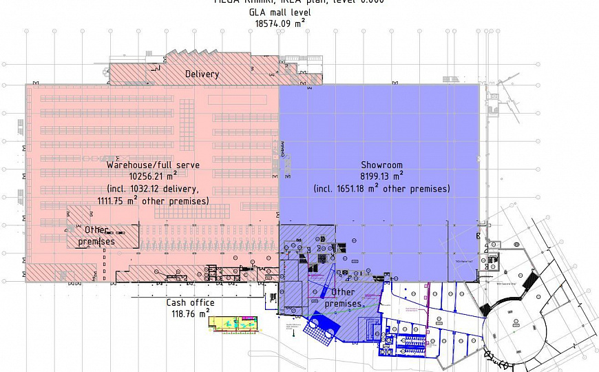Складские и торговые площади от 3000 м.кв. в ТЦ МЕГА Химки фото