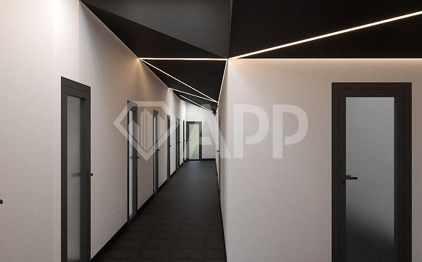 Стильный офис с мокрой точкой и парковкой фото