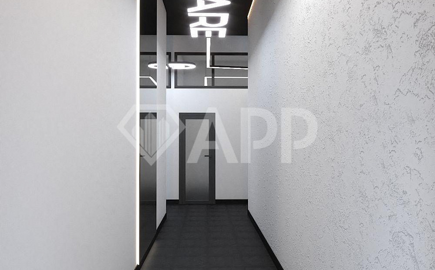 Стильный офис с мокрой точкой и парковкой фото