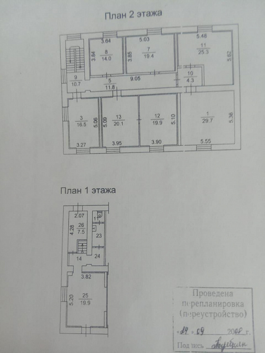 Офис 208 м2(1 и 2 эт.) в центре с парковкой фото