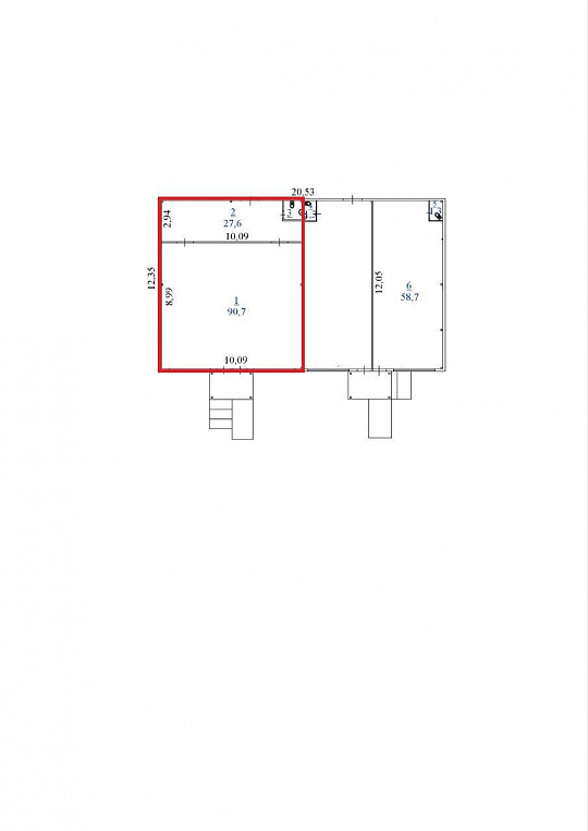 Аренда торгового помещения на 1 линии г.Бердск, 120 м² фото