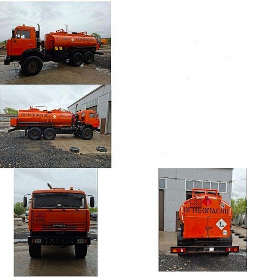 Мобильная автозаправка с топливозаправщиками.  фото