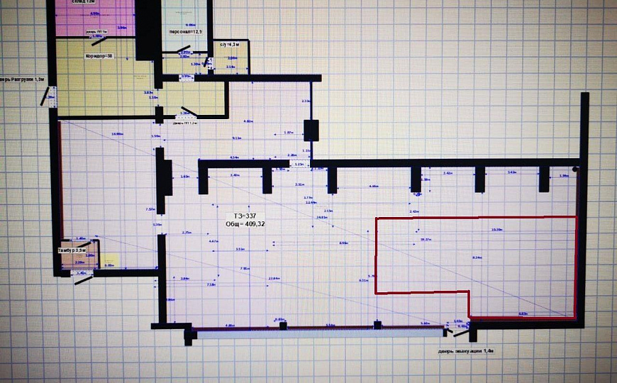 Торговое помещение, 100 м² фото