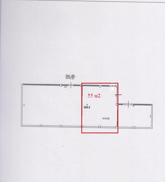 Сдам торговое помещение, 55 м² фото