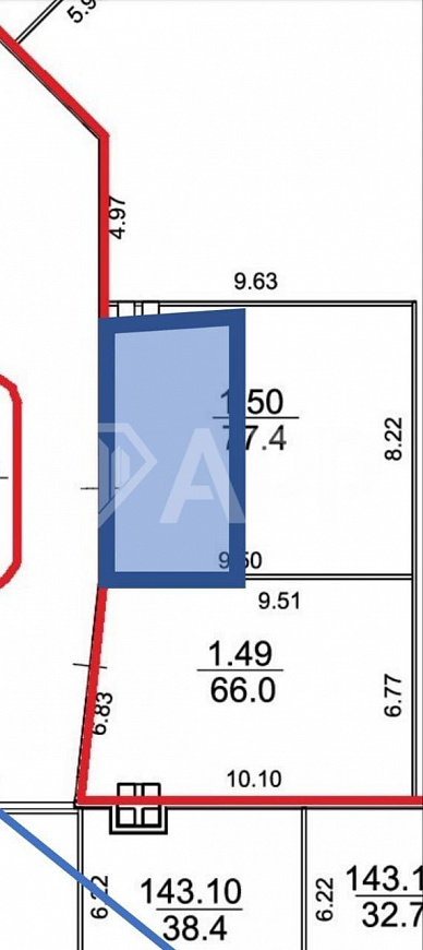 Помещение на выходе из Ленты фото