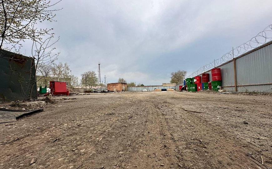 База 1080 м с кран балками и асфальтированной площадкой  фото