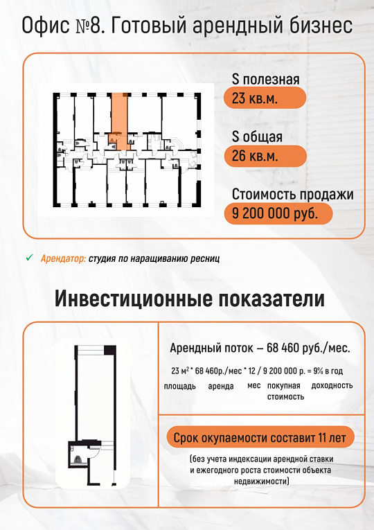 Офис в центре Казани, 23 м² фото