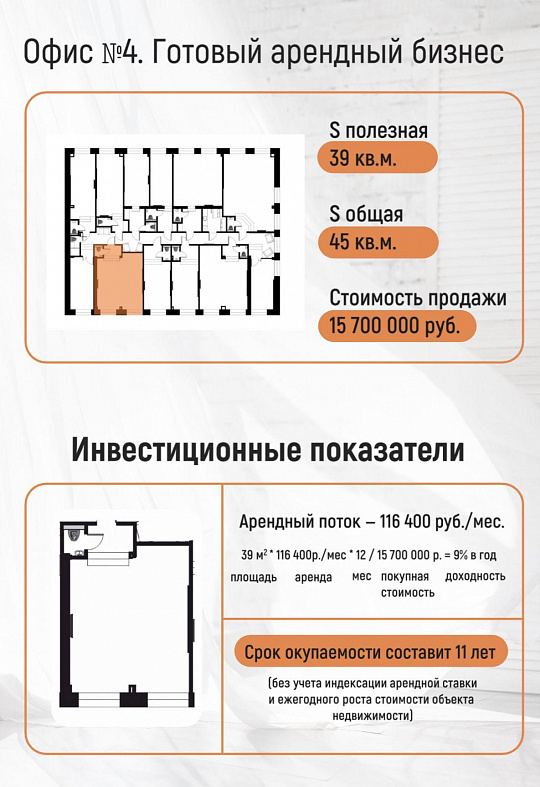 Офис в центре Казани, 23 м² фото