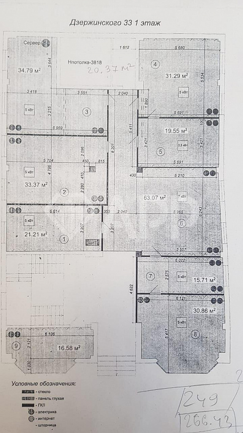 Сдаю офисы с ремонтом центр от 50-220 м² фото