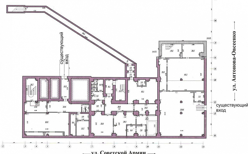 Продажа здания 5164.9 м2 с земельным участком 2328 м2  на 1 линии ул.Антонова-Овсеенко фото