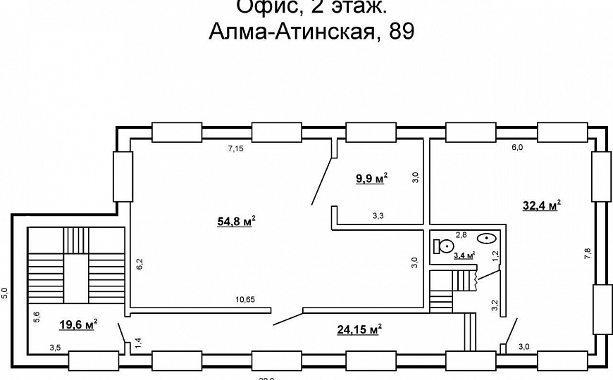 Офисное помещение, 54,8 м2 фото