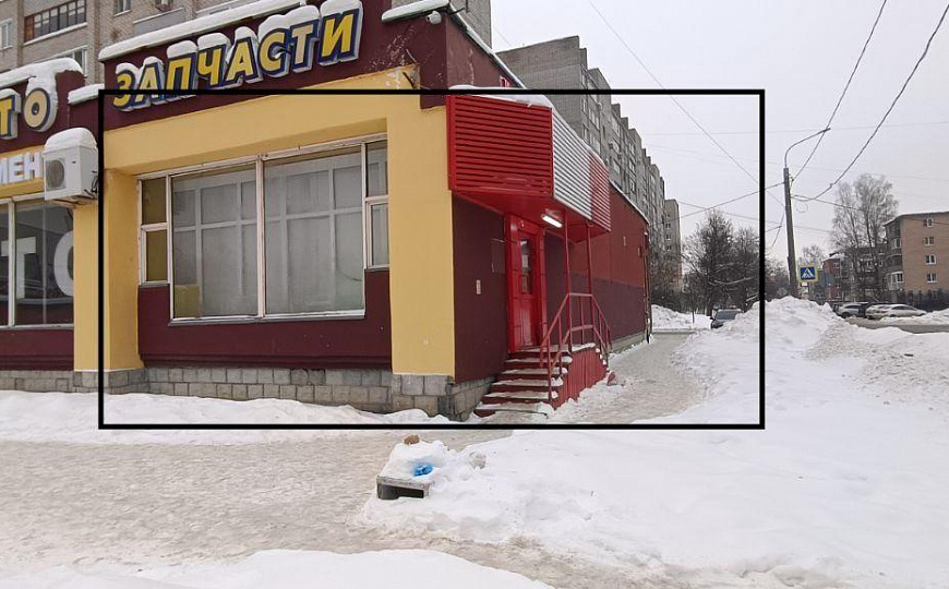 Помещение с панорамным окном  91 м² фото