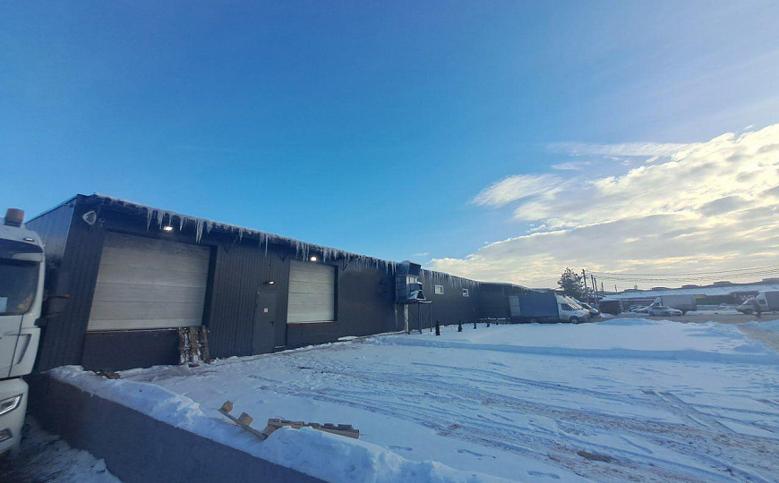 Теплый склад. Поизводство. 2080 м2 фото