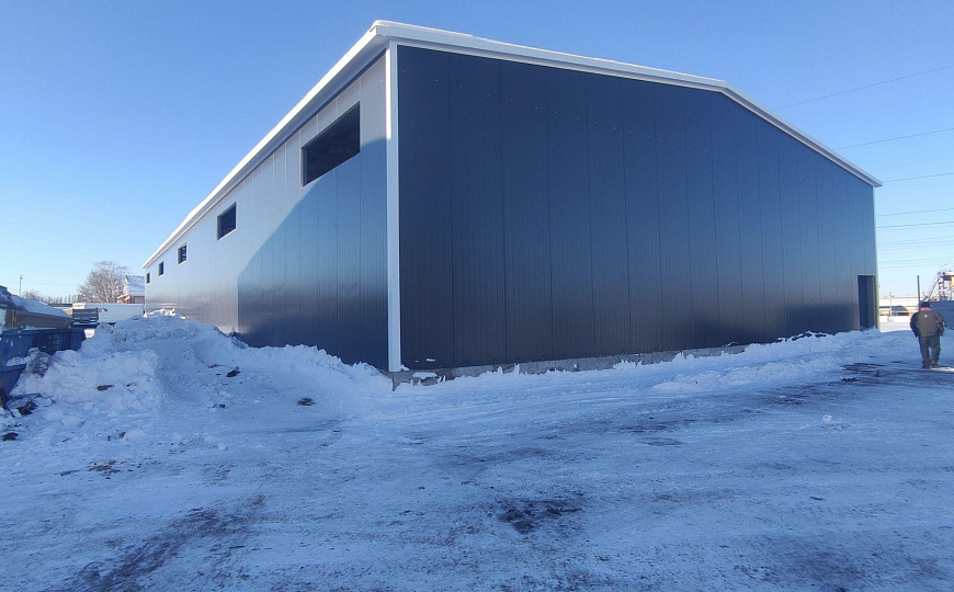 Новый склад с удобным подъездом, 1000 м2 фото