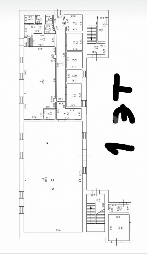 Сдам здание, 3 этажа 794м2 фото