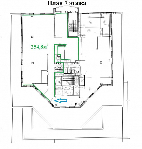 Аренда офиса 255 м2 в БЦ «БэлПлаза» с видом на р.Волга фото
