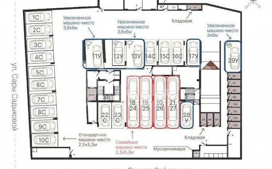 Продам кладовку в центре, 2,5м² фото