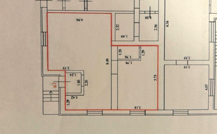 Помещение 55 м2 с арендатором фото