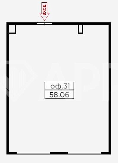 Сдам офисное помещение, 58 м² фото