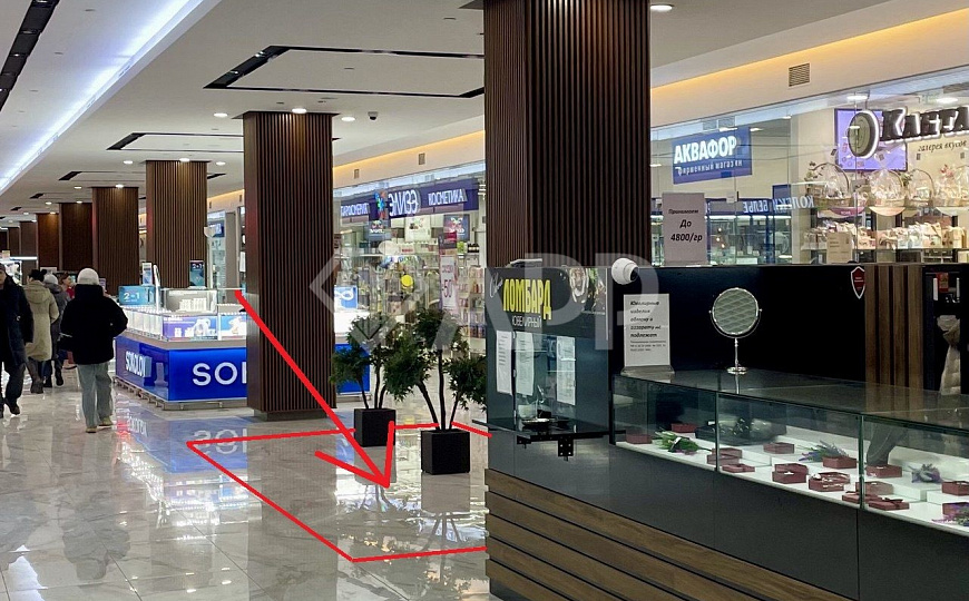 Торговое помещение (остров), 12 м², ТЦ Гавань  фото
