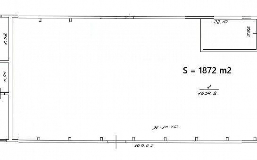 Сдам производственное помещение, 1 872 м² фото