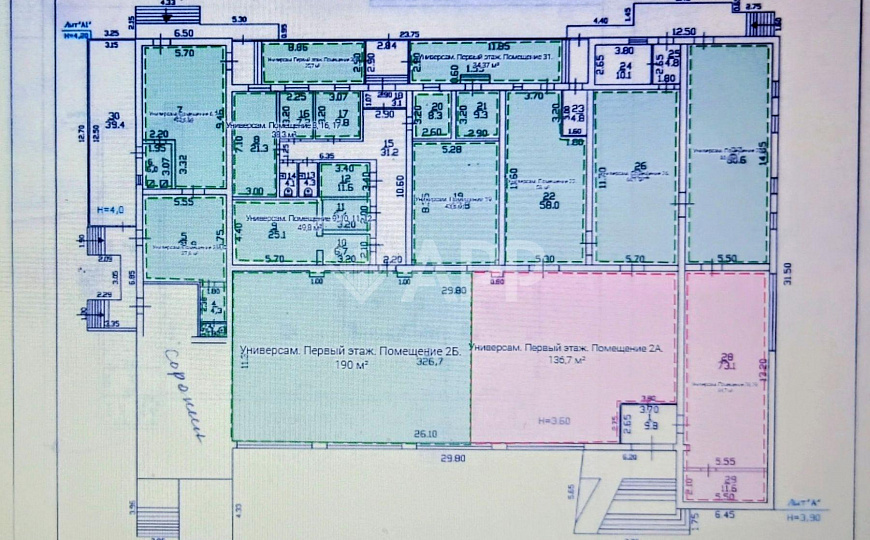 Сдам торговое помещение, от 37,8 м² до 528,9 м²  фото