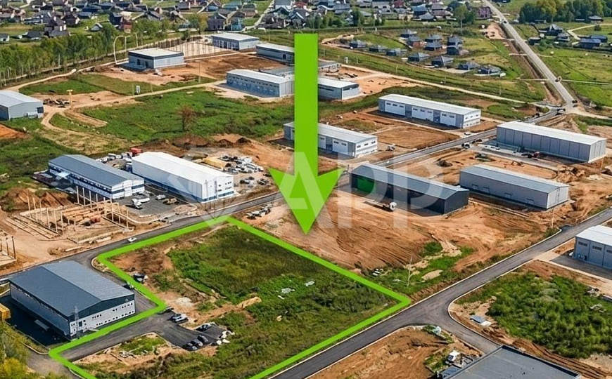Участок промназначения 15-65 соток в индустриальном парке. Асфальт, газ 2026. Льготы фото