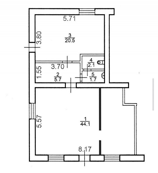 Сдам торгово-офисное помещение, 74,1 м² фото