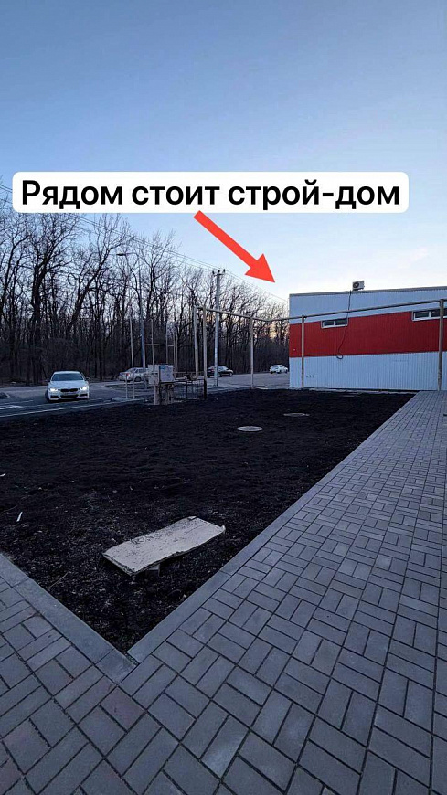 Фасад/ 1 линия/парковка/Каскадная фото