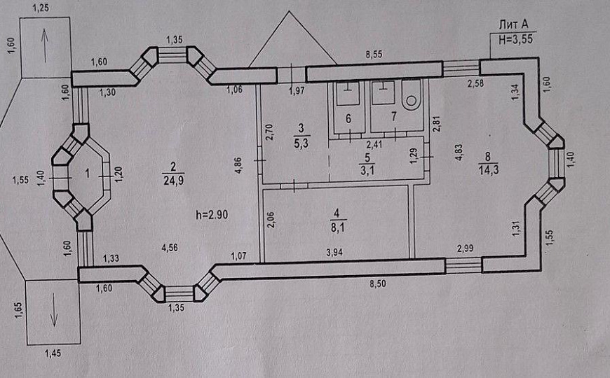 Помещение в крупном жилмассиве, 60 м² фото