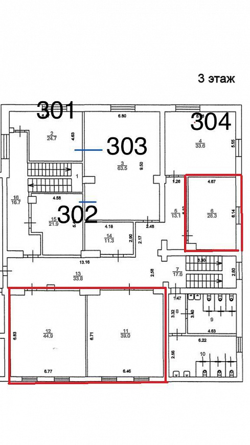 Сдам офисное помещение, до 3х кабинетов, 40-130 м² фото