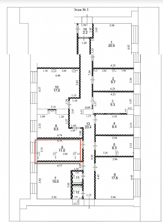 Продам офисное помещение, 11 м² фото