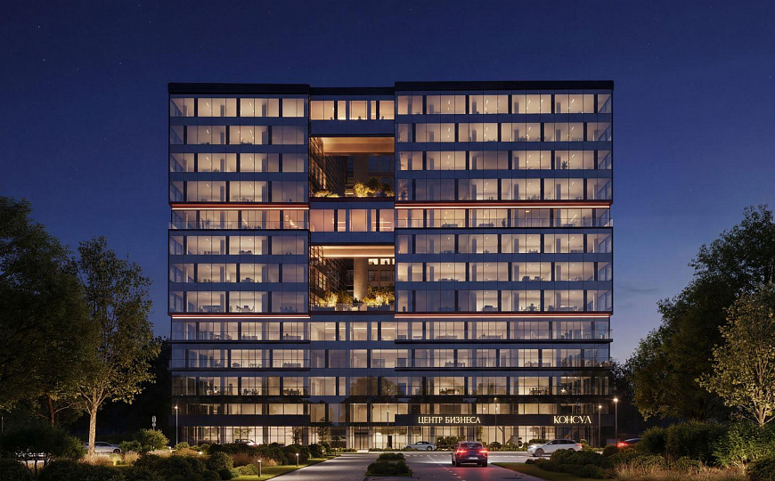 Продаю видовой офис с ремонтом в БЦ Консул, 38 м² фото