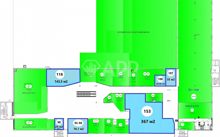 Сдам Помещение в ТЦ Самолёт, 143.5 м²   фото