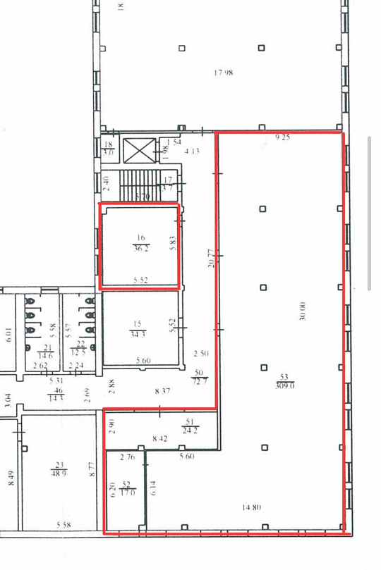 Сдам офисное помещение от 36 м² до 386 м²  фото