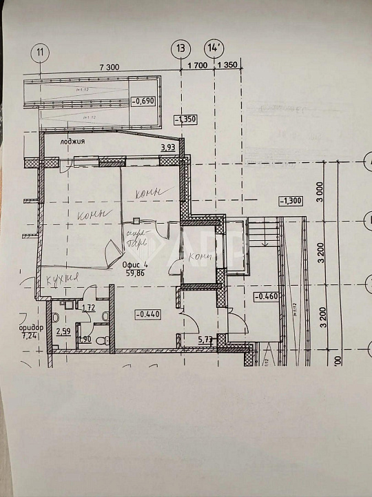 Аренда офиса с мебелью 71,1 м² фото