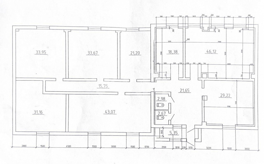 Сдам офисное помещение в центре Советского района, 33 м²  фото