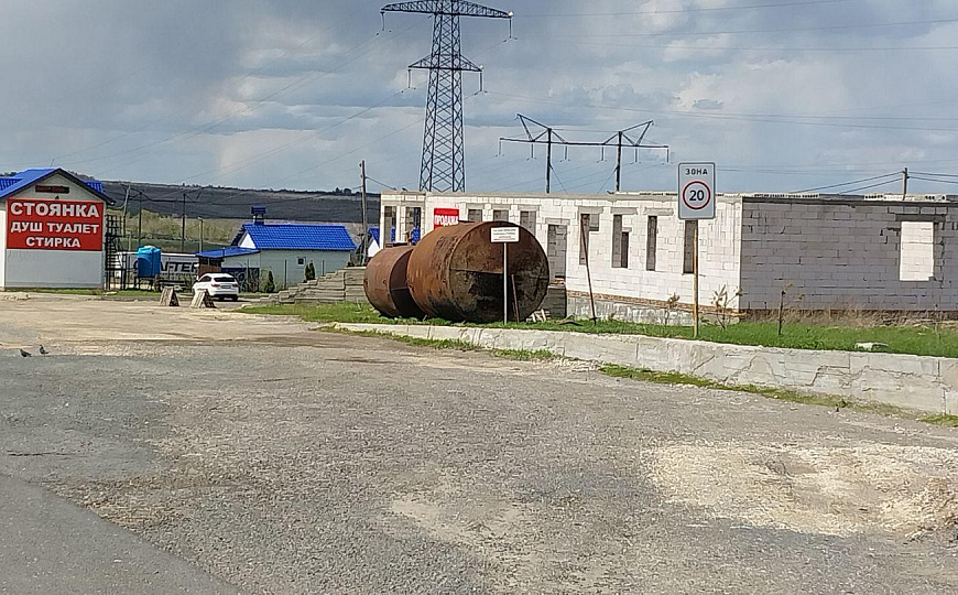 Земля 0,5 Га с фундаментом под АЗС на федеральной автодороге фото