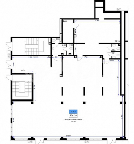 Продаю торговые помещения на 1 этаже, от 38 до 335 м² фото
